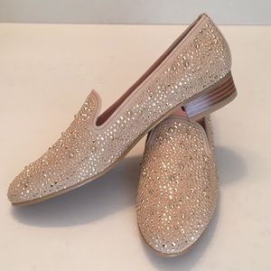 Stuart Weitzman slipbead studded loafers